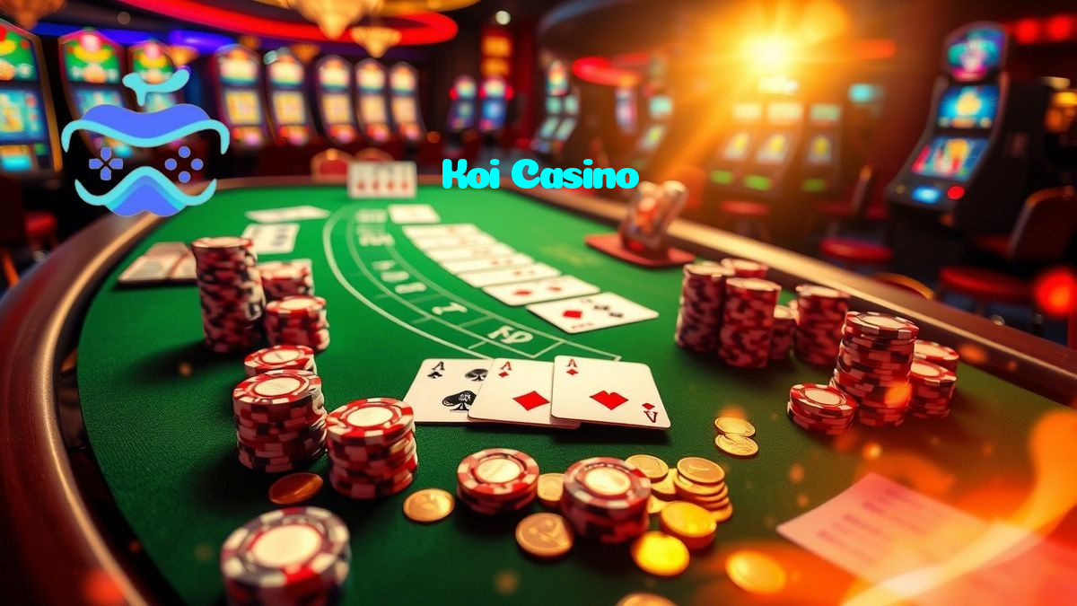 Koi Casino casino presented on mobile device in Pakistan with slots and live games